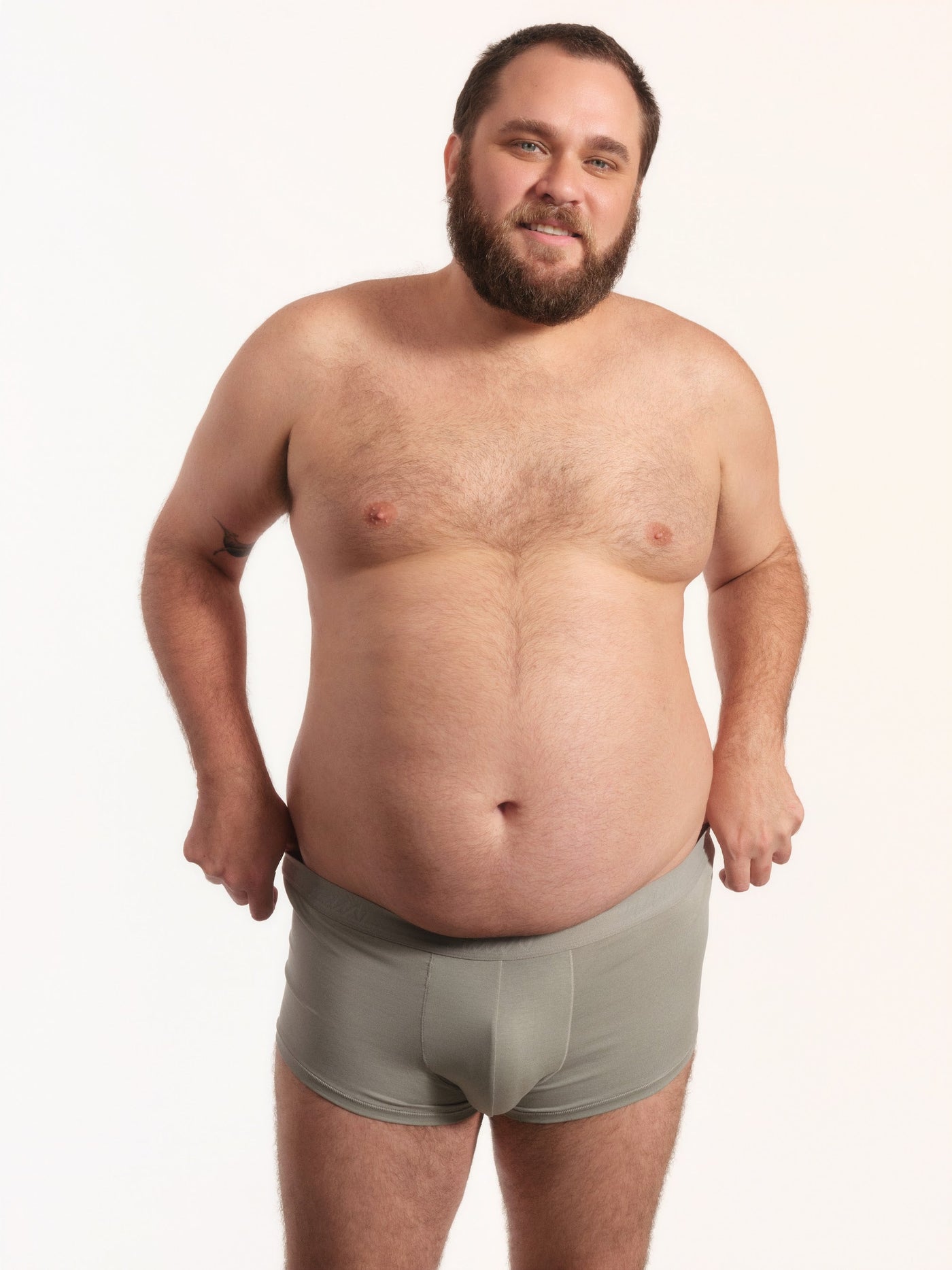Cueca Trunk NAÏV em TENCEL Liocel Fendi porte maior
