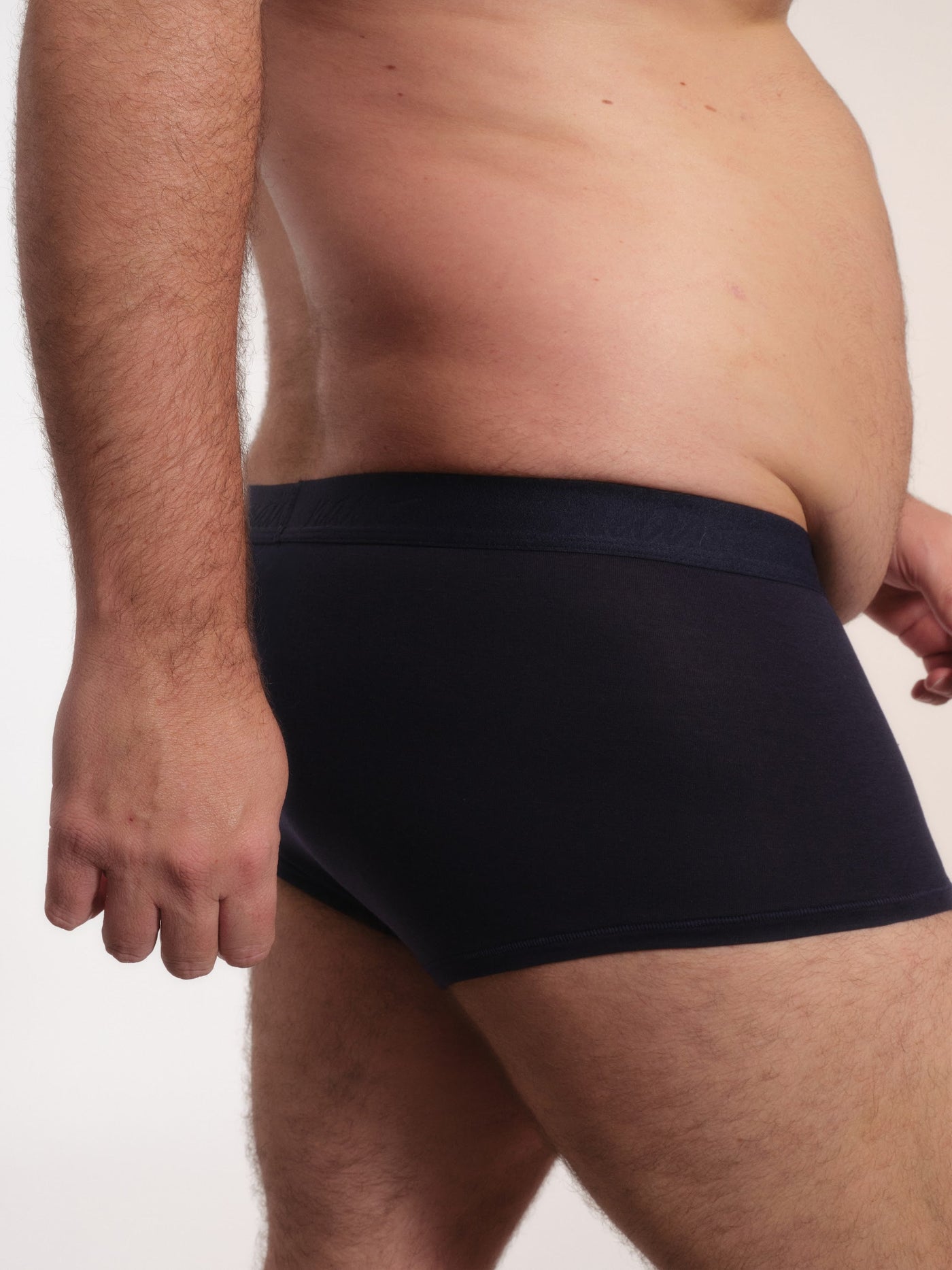 Cueca Trunk NAÏV em TENCEL Liocel Marinho porte maior