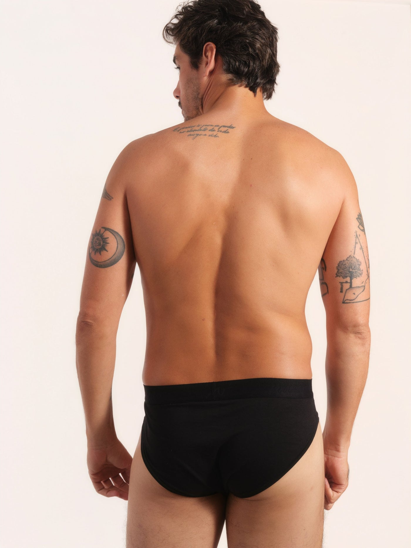 Cueca Slip NAÏV em TENCEL Liocel Preto