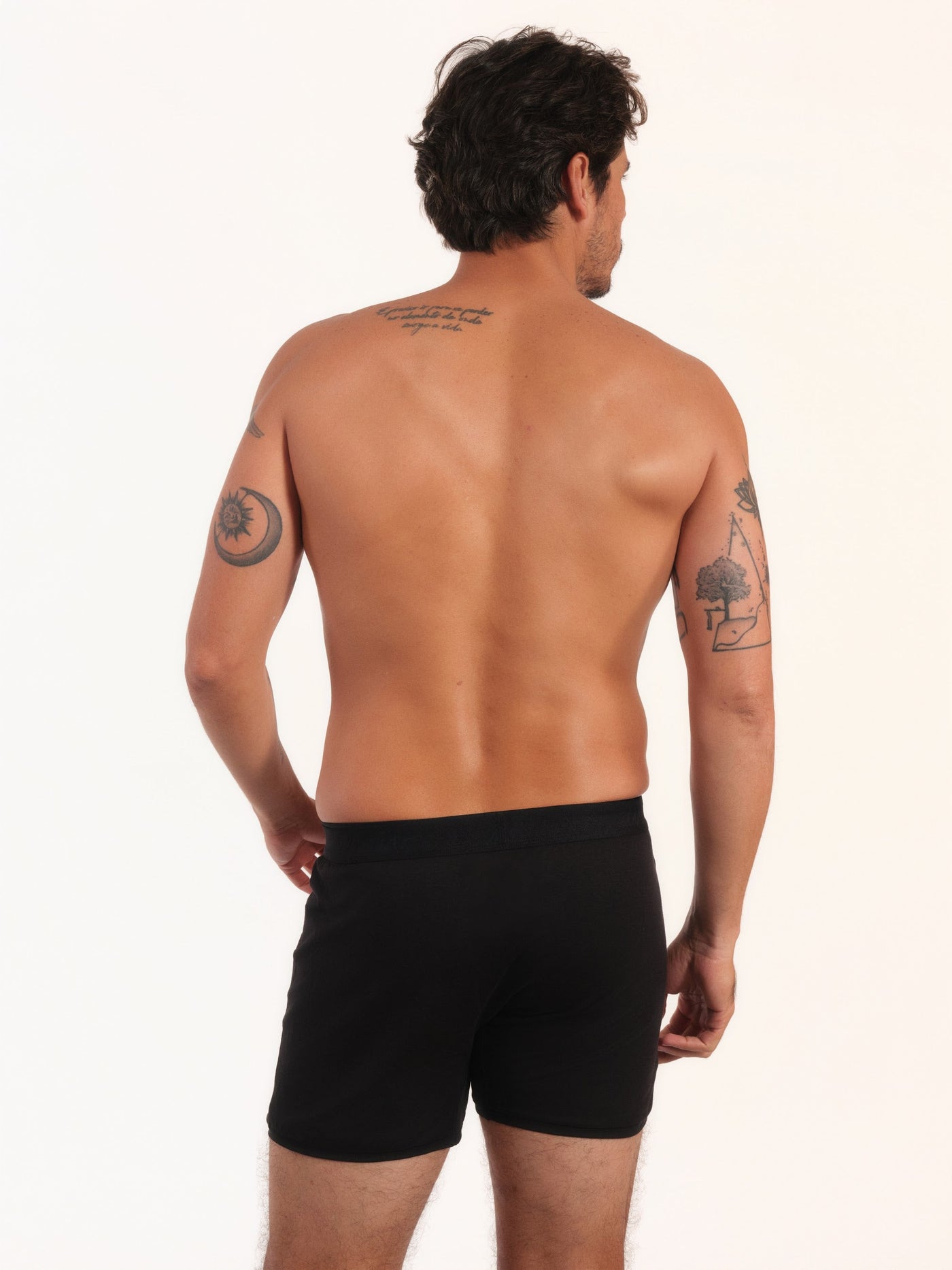 Cueca Samba-Canção NAÏV em TENCEL Liocel Preto