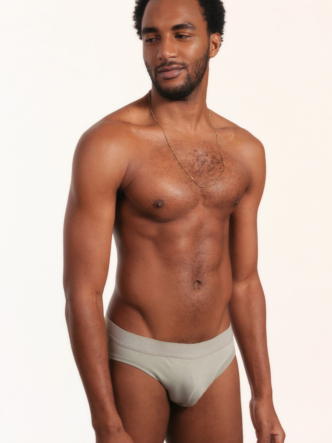 Cueca Y-Slip NAÏV em TENCEL Liocel Fendi