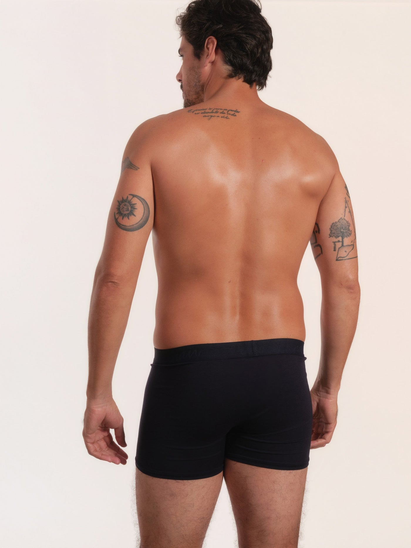 Cueca Boxer NAÏV em TENCEL Liocel Marinho