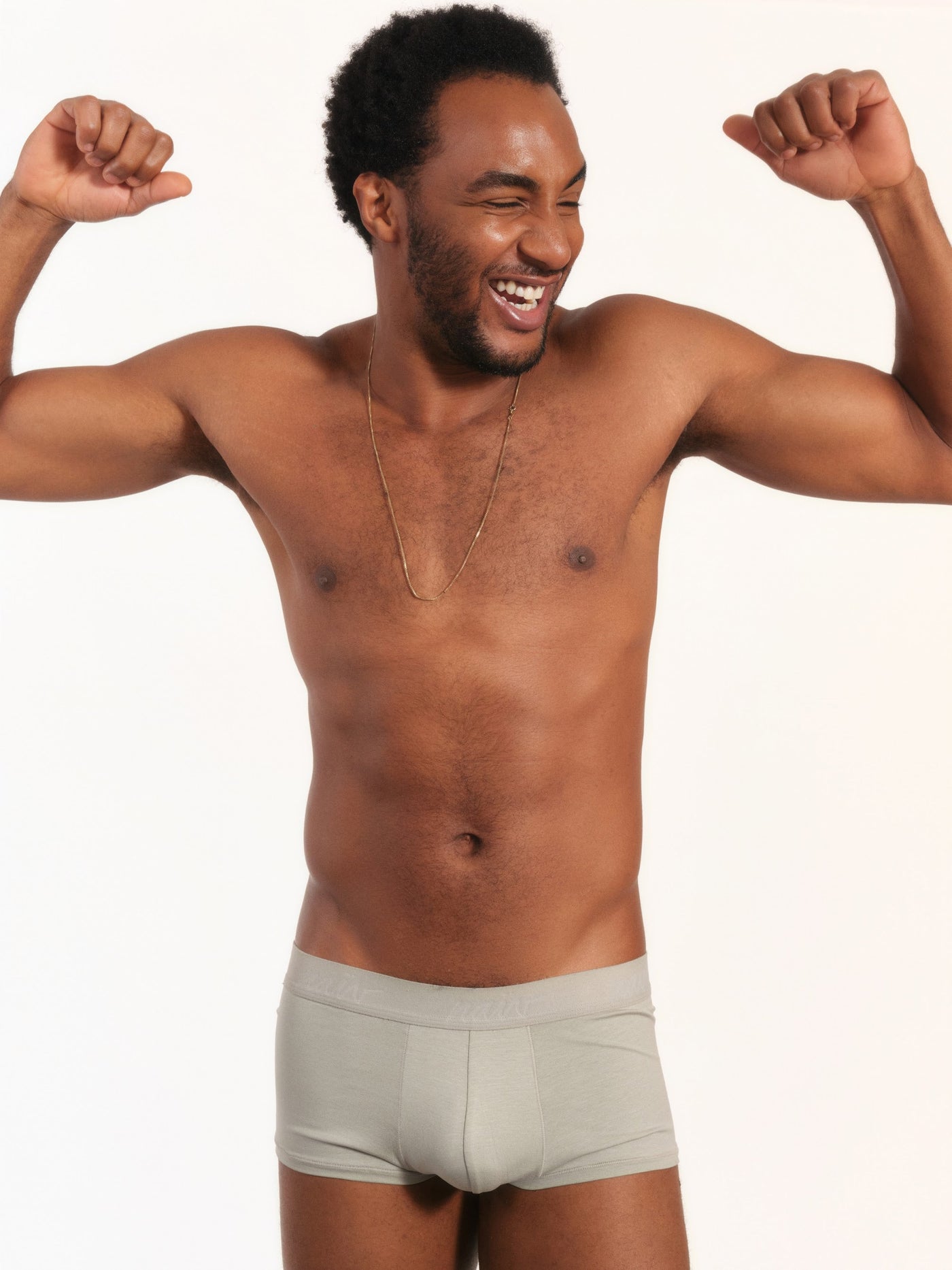 Cueca Trunk NAÏV em TENCEL Liocel Fendi