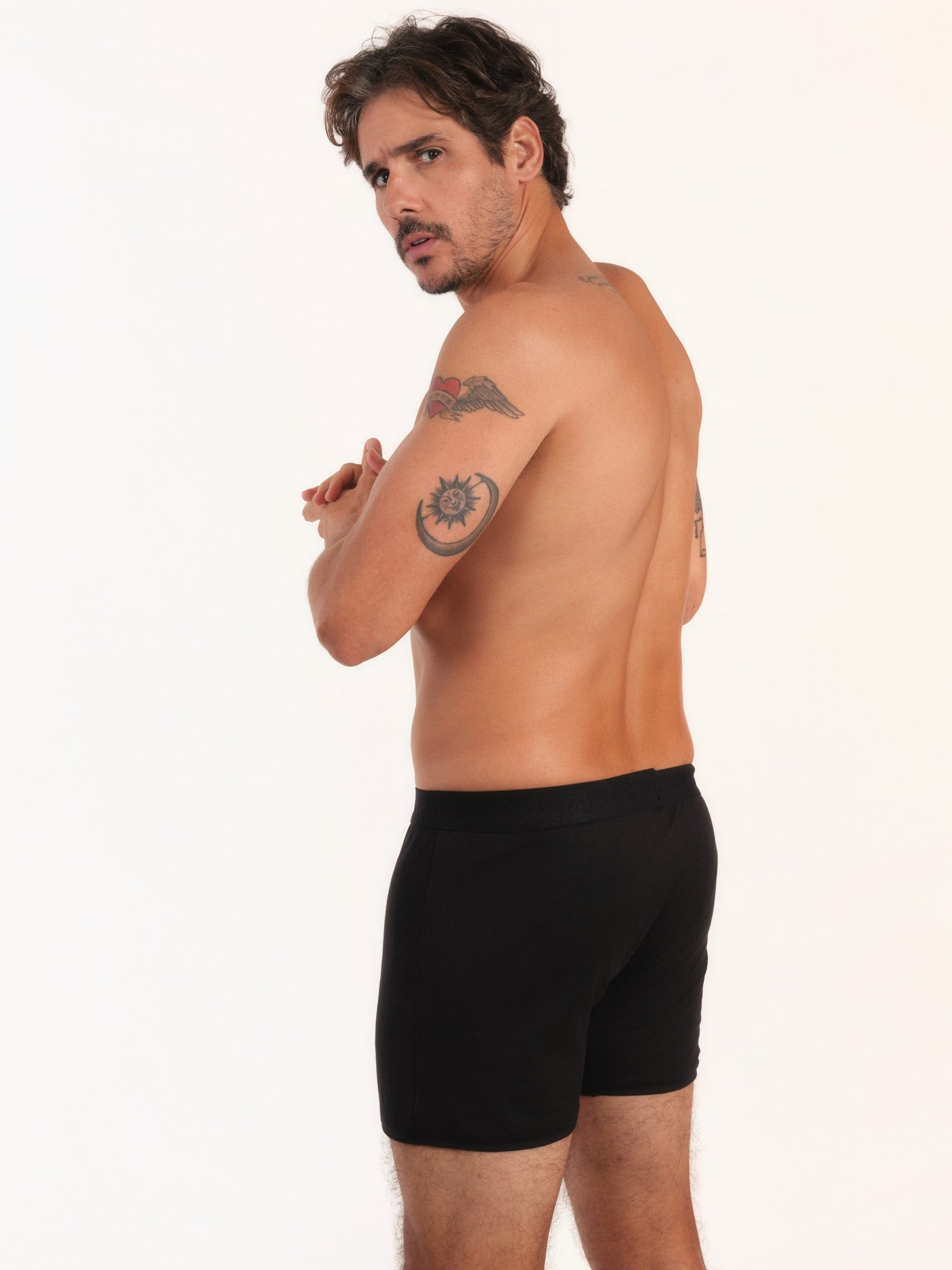 Cueca Samba-Canção NAÏV em TENCEL Liocel Preto