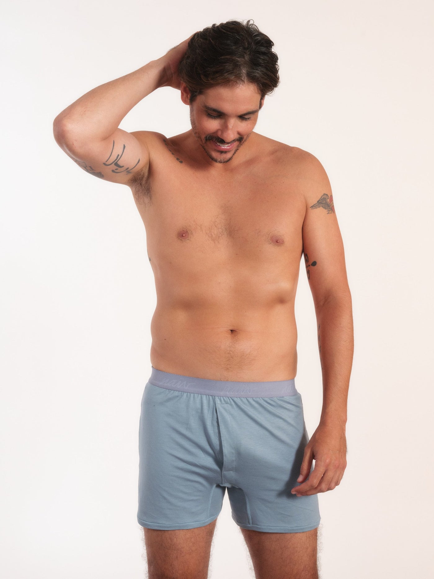 Cueca Samba-Canção NAÏV em TENCEL Liocel Ardósia