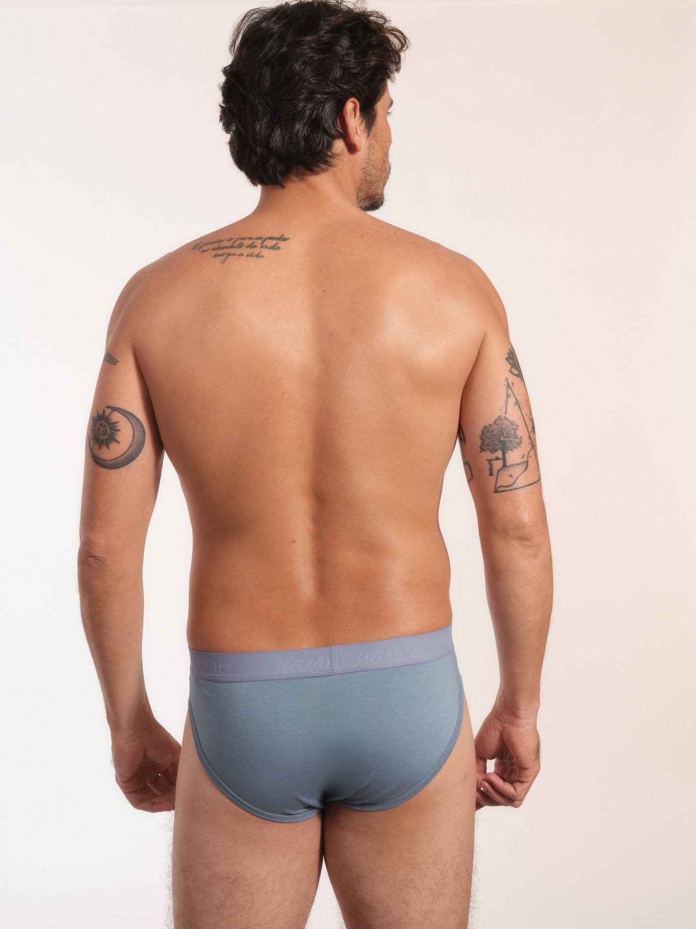 Cueca Y-Slip NAÏV em TENCEL Liocel Ardósia
