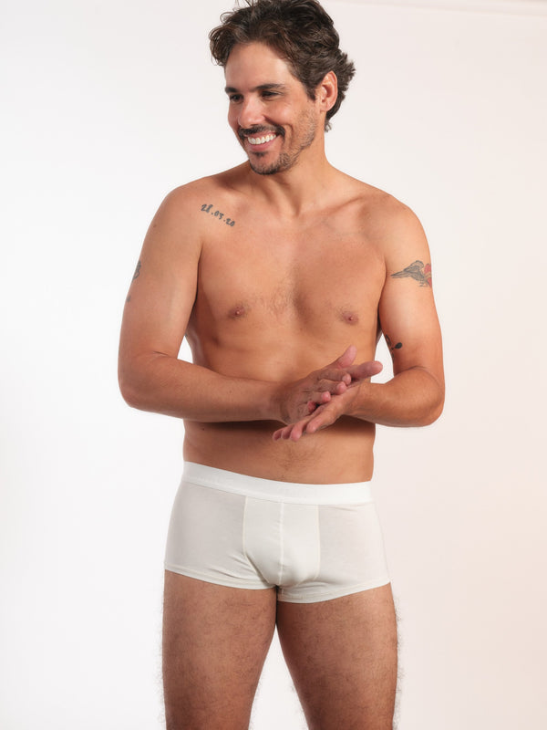 Cueca Trunk NAÏV em TENCEL Liocel Off-white
