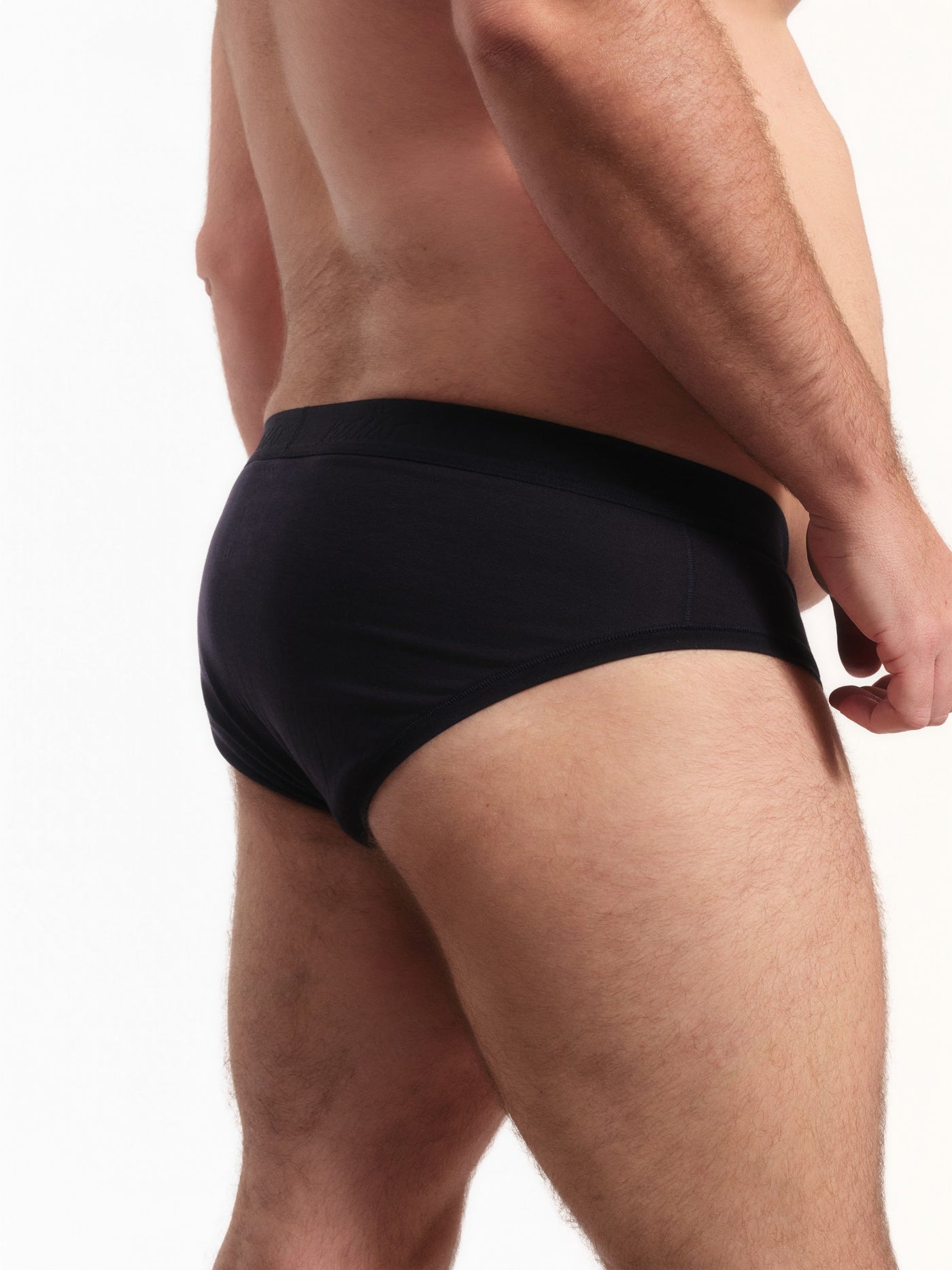 Cueca Slip NAÏV em TENCEL Liocel Marinho porte maior