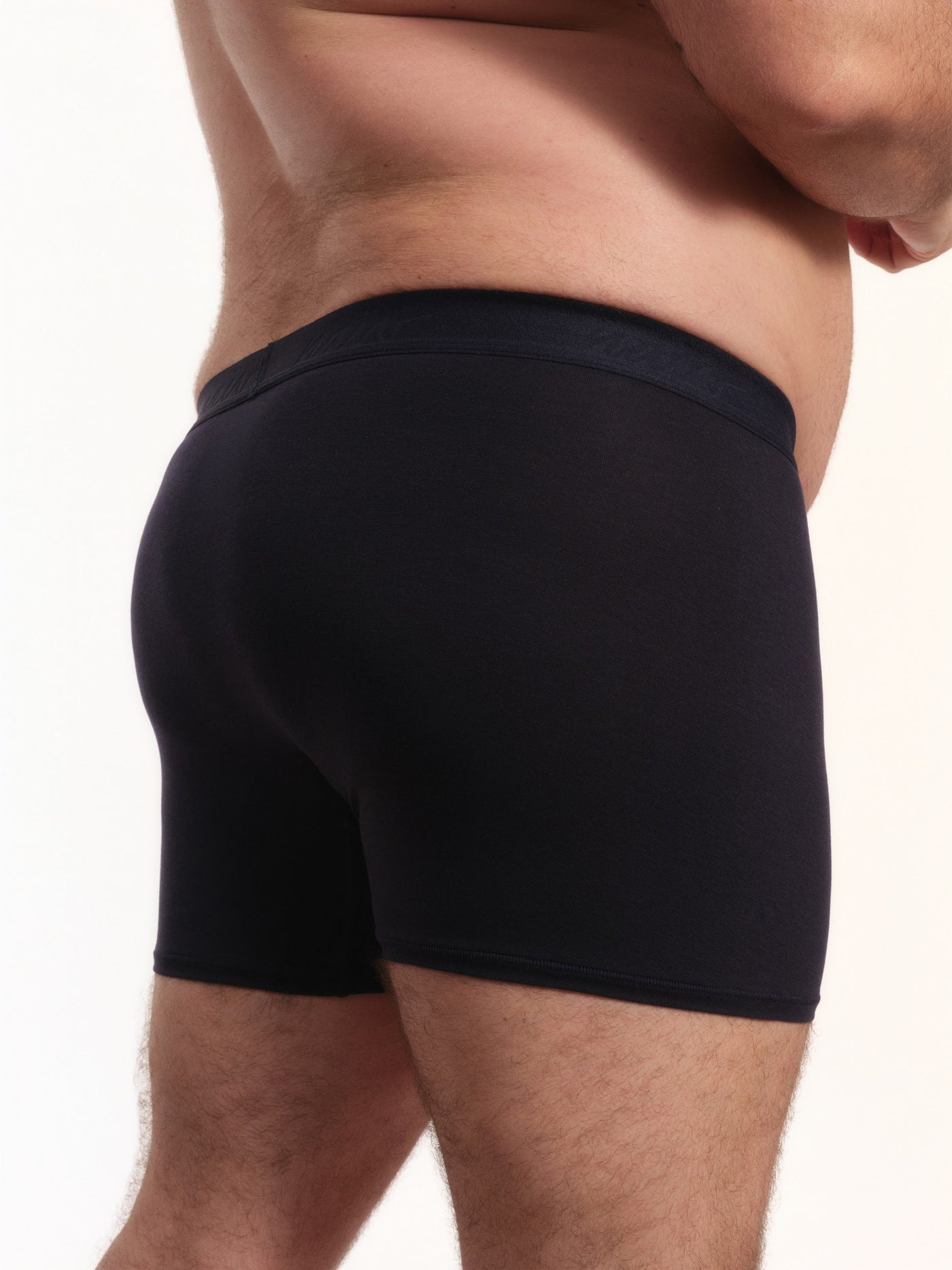 Cueca Boxer NAÏV em TENCEL Liocel Marinho porte maior