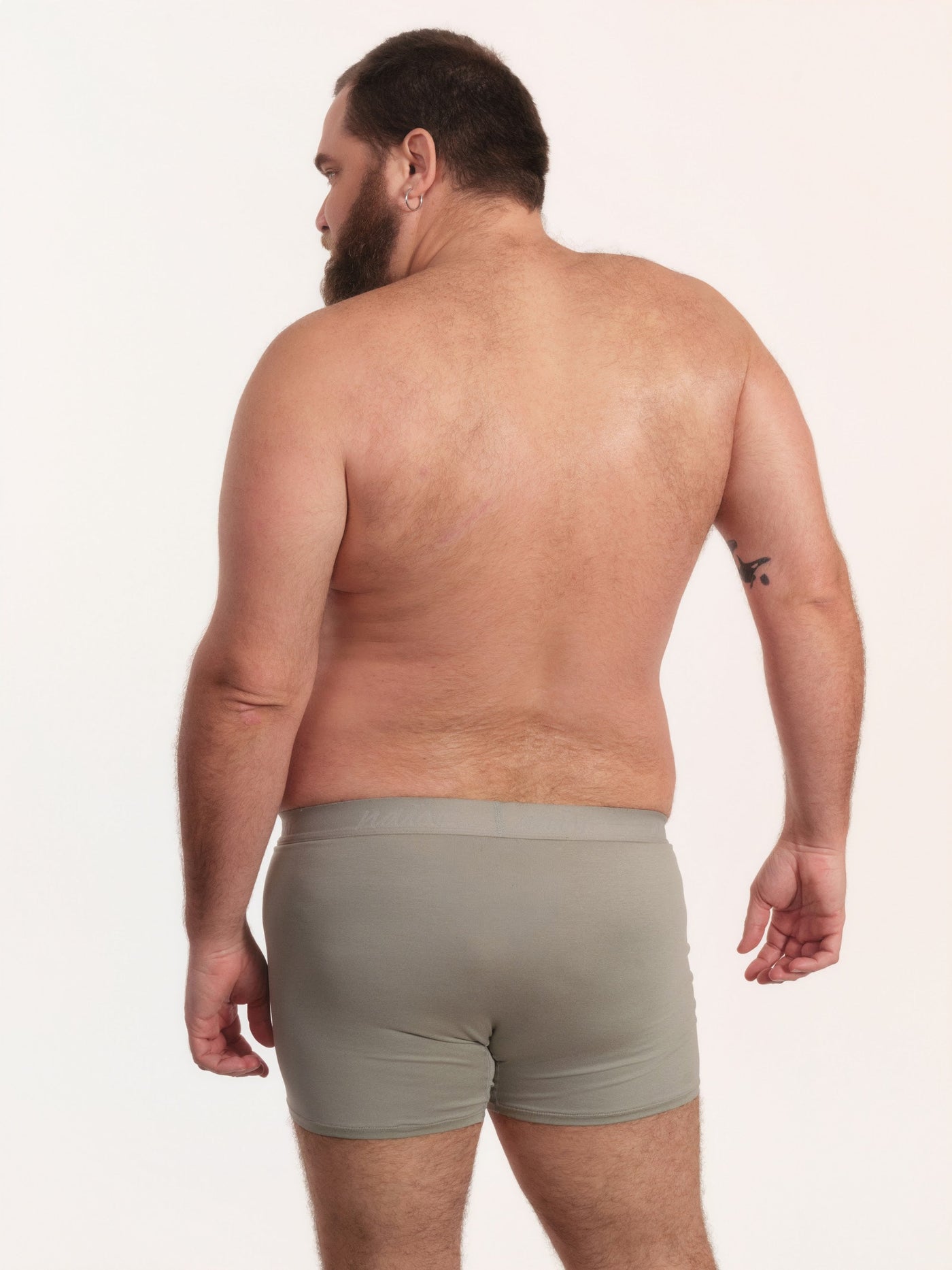 Cueca Boxer NAÏV em TENCEL Liocel Fendi porte maior
