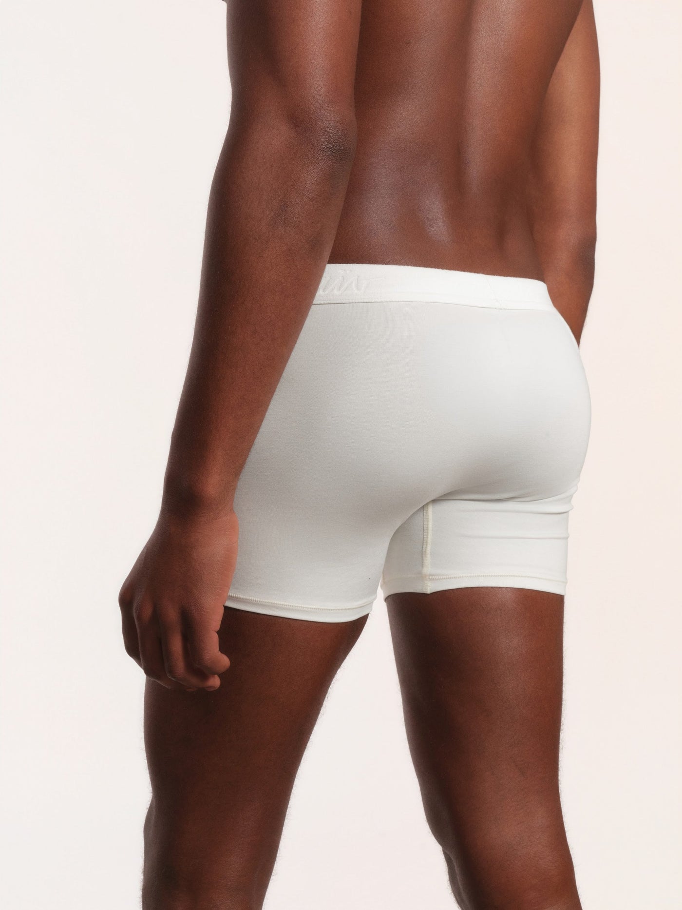 Cueca Boxer NAÏV em TENCEL Liocel Off-white