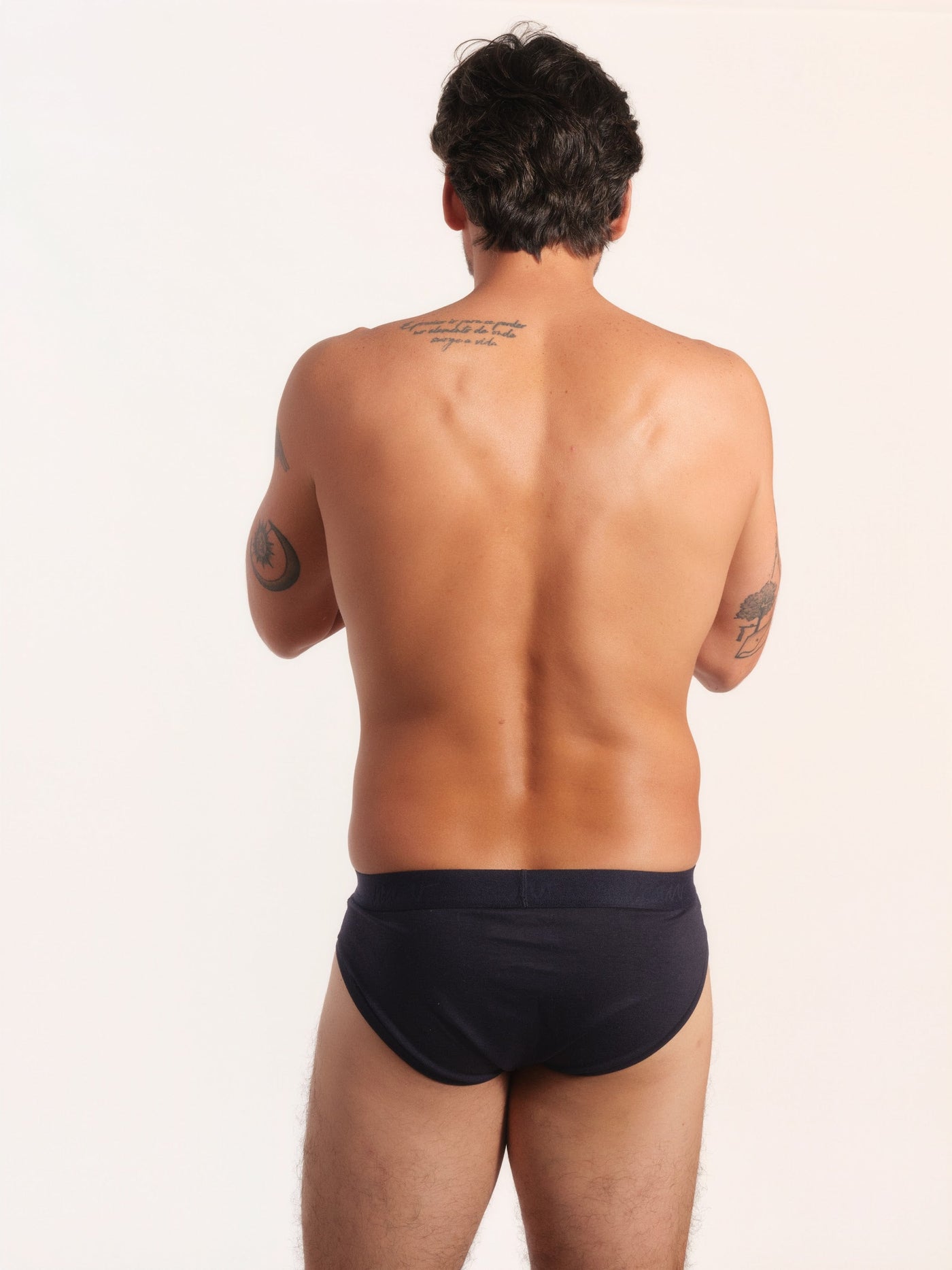 Cueca Slip NAÏV em TENCEL Liocel Marinho