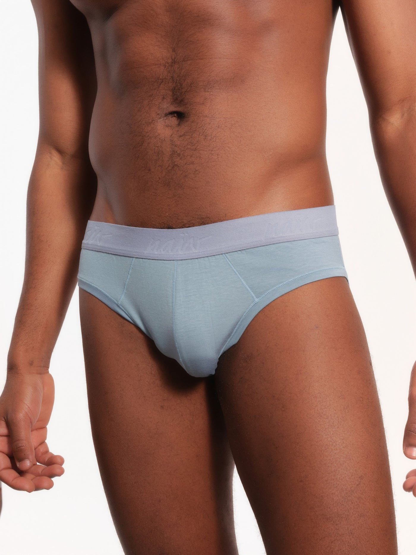 Cueca Slip NAÏV em TENCEL Liocel Ardósia