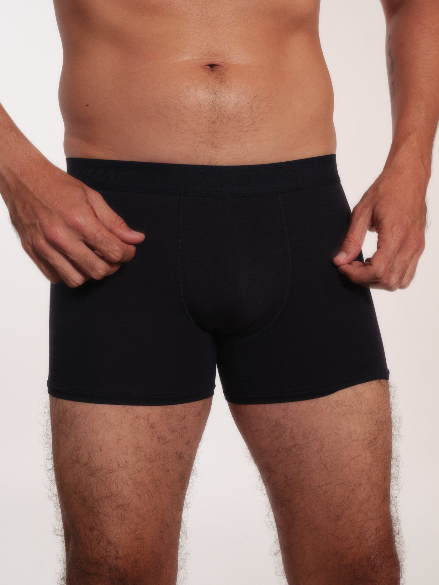 Cueca Boxer NAÏV em TENCEL Liocel Marinho