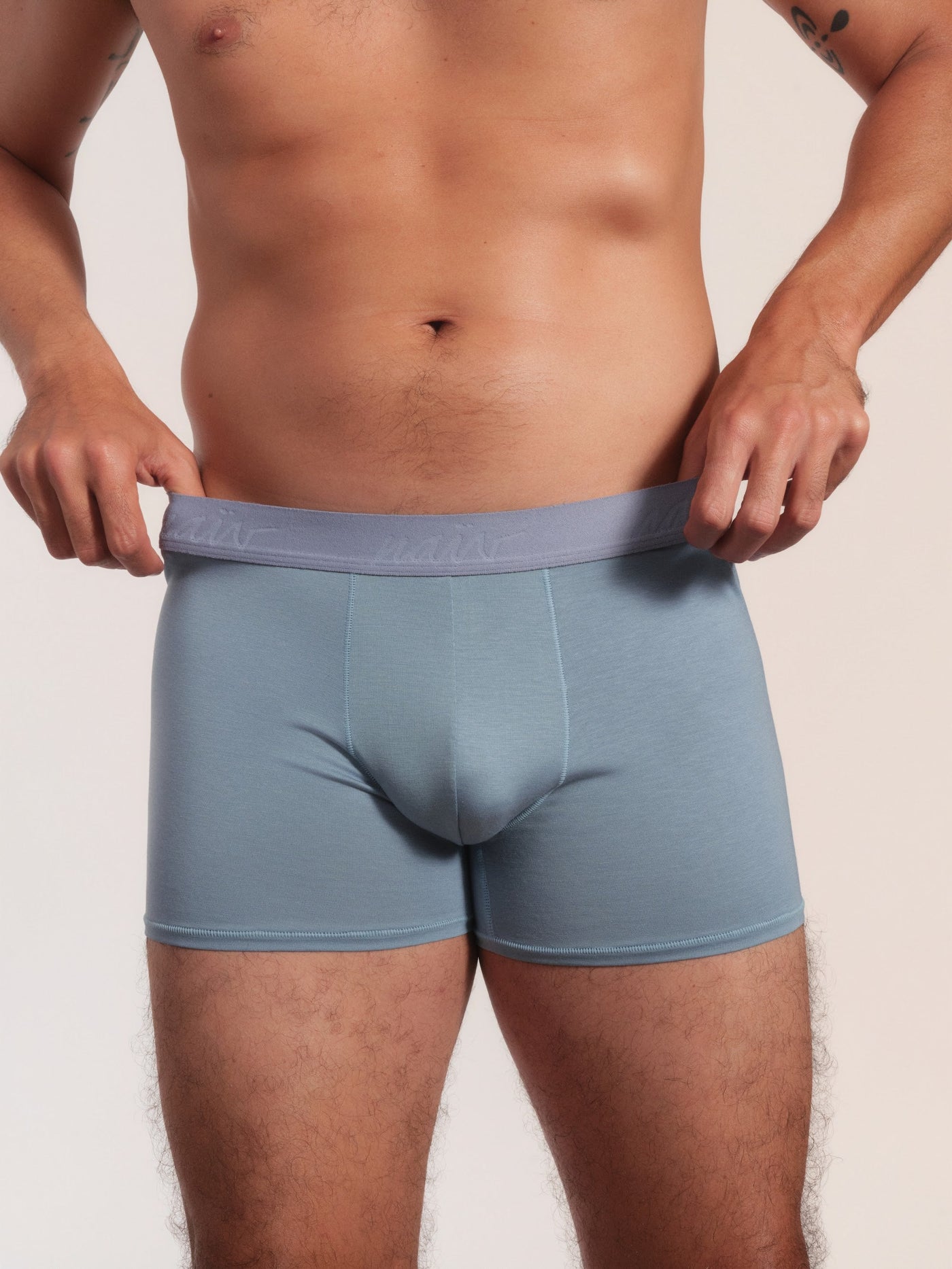 Cueca Boxer NAÏV em TENCEL Liocel Ardósia