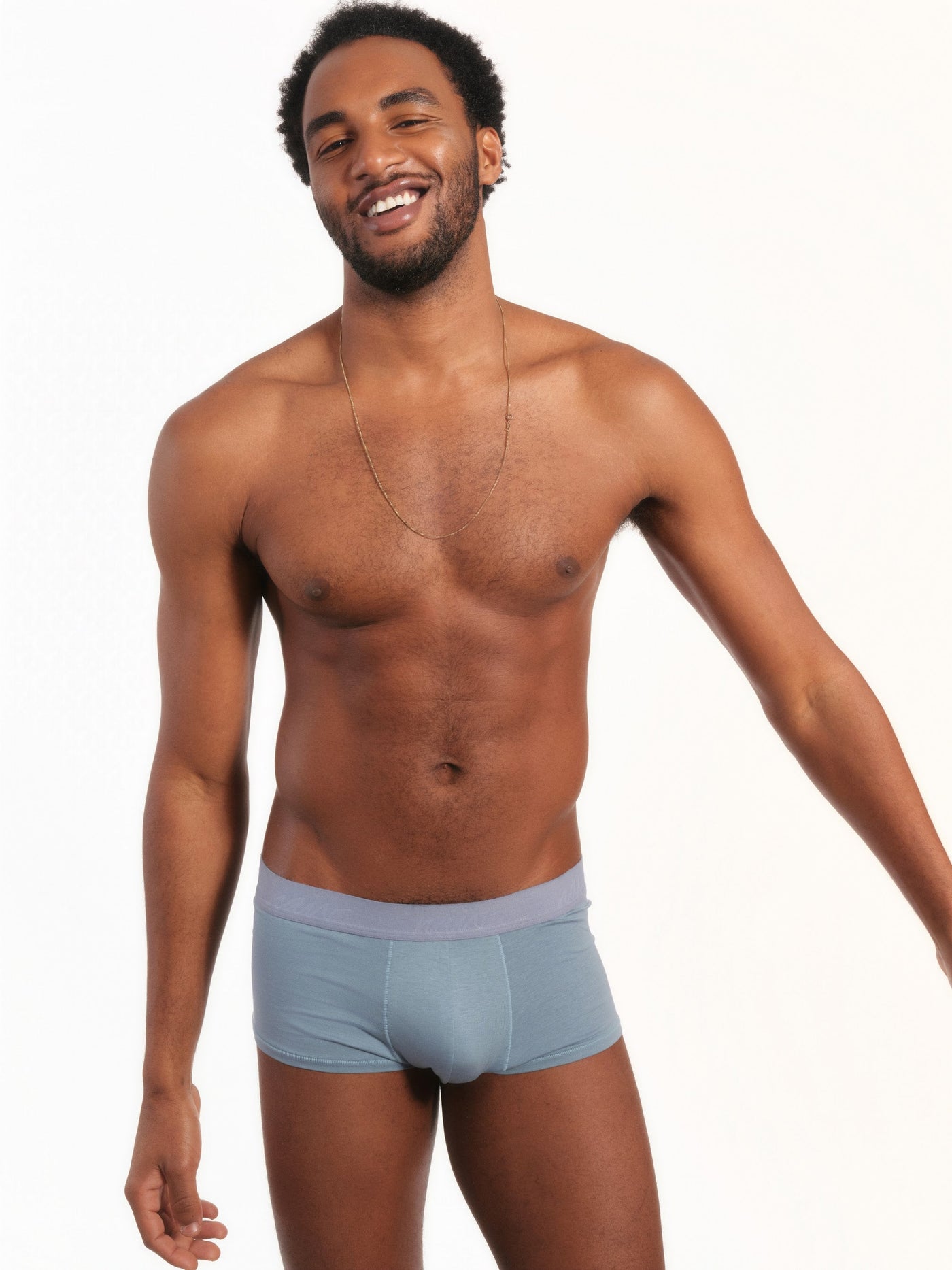 Cueca Trunk NAÏV em TENCEL Liocel Ardósia
