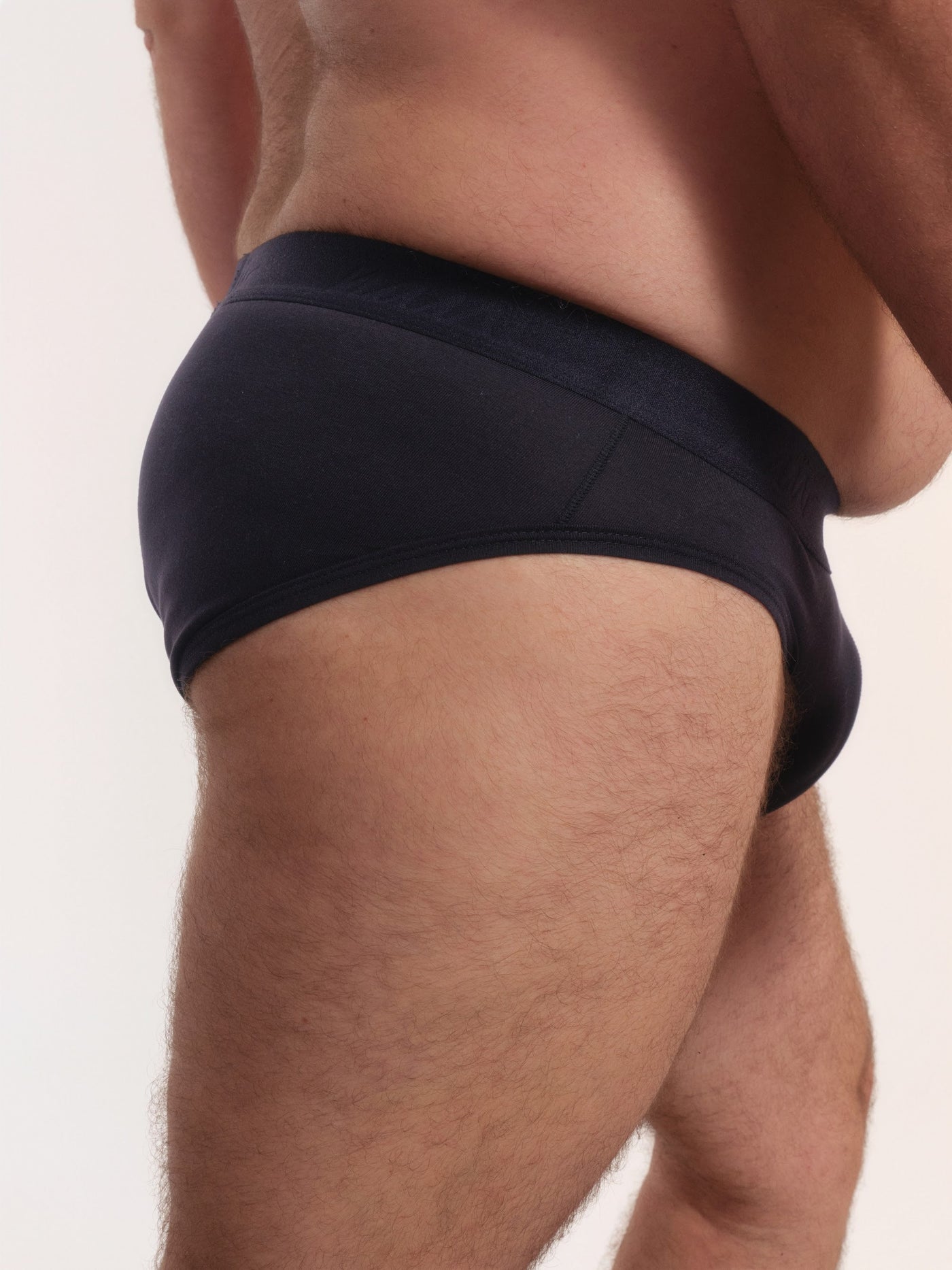 Cueca Y-Slip NAÏV em TENCEL Liocel Marinho porte maior